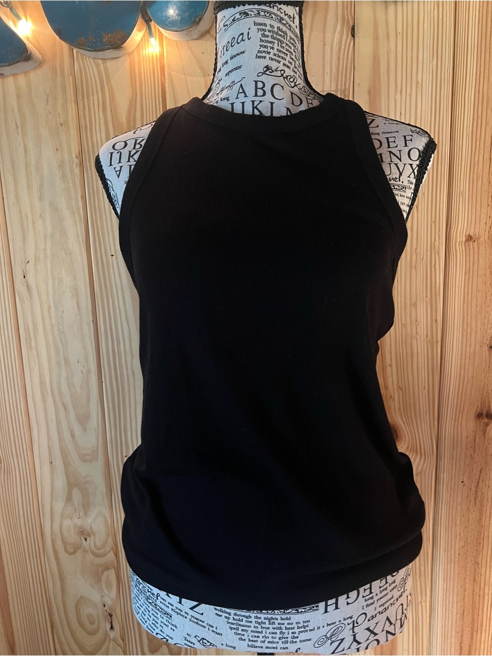 🖤Black Ribbed RacerbackTank Top🖤